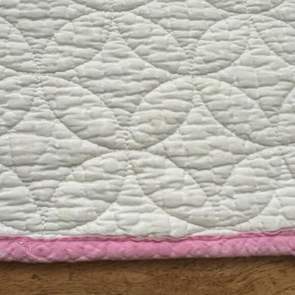 Cozy Line Home Fashions Quilt Twin Bedspread Cotton Pink Floral Reversible - Picture 12 of 15